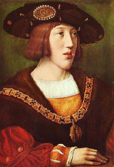 Bernard van orley Portrait of Charles V Germany oil painting art